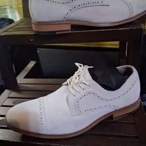 Men's Classic White Oxford Shoes